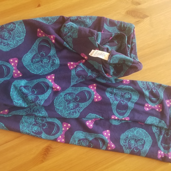 Lularoe monkey leggings OS - Picture 2 of 2